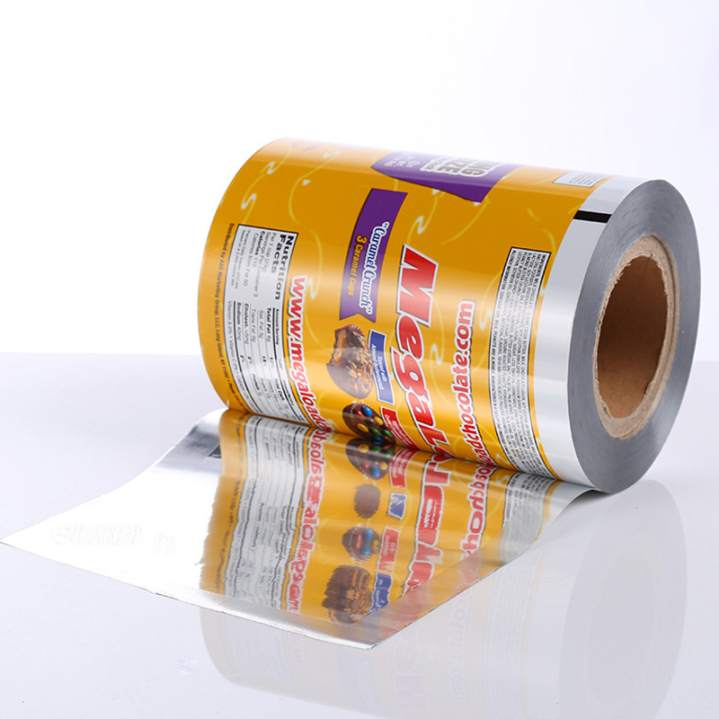 Metallized Pet 120 Plastic Film Rolls Food Packaging Seal Laminated Polyetheylene Packing Film Roll