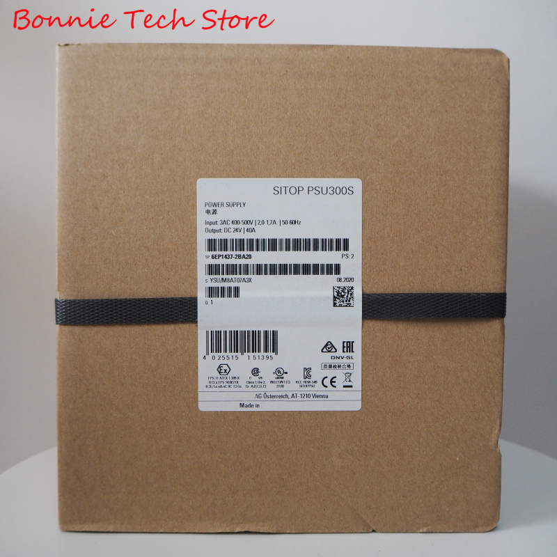 6EP1437-2BA20 для SIEMENS SITOP PSU300S 40 A стабилизированный источник питания: 400-500 V 3 AC Выход: 24 V DC/40 A