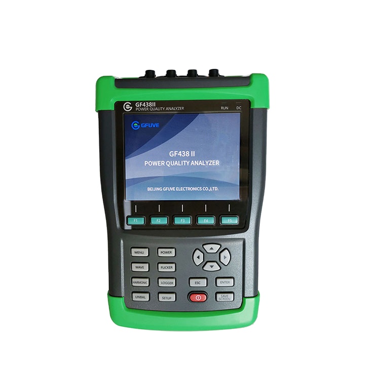 GF438II трехфазный портативный анализатор качества мощности с током 6000A