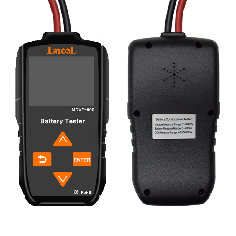 Newest Lancol Color LCD Display 12V 24v CCA Battery Tester MDXT-600