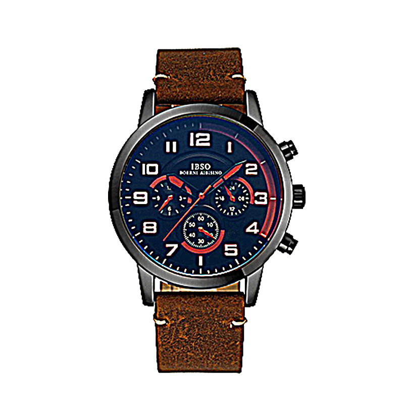 IBSO Fashion Quartz Men Watches Top Brand Luxury Male Clock Chronograph Sport Mens Wrist Watch Hodinky Relogio Masculino