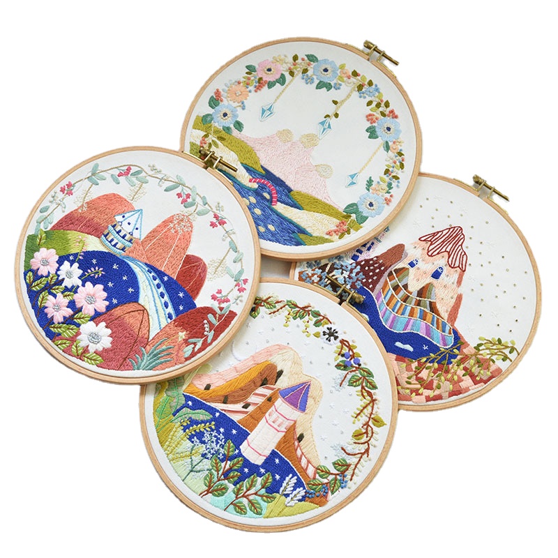 Adult beginners to learn creative handmade embroidery DIY cross stitch handmade embroidery patterns
