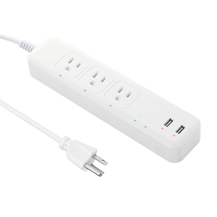 UEMON умный дом 3 розетки переменного тока 2 порта usb Smart power strip wifi Универсальный защитный фильтр
