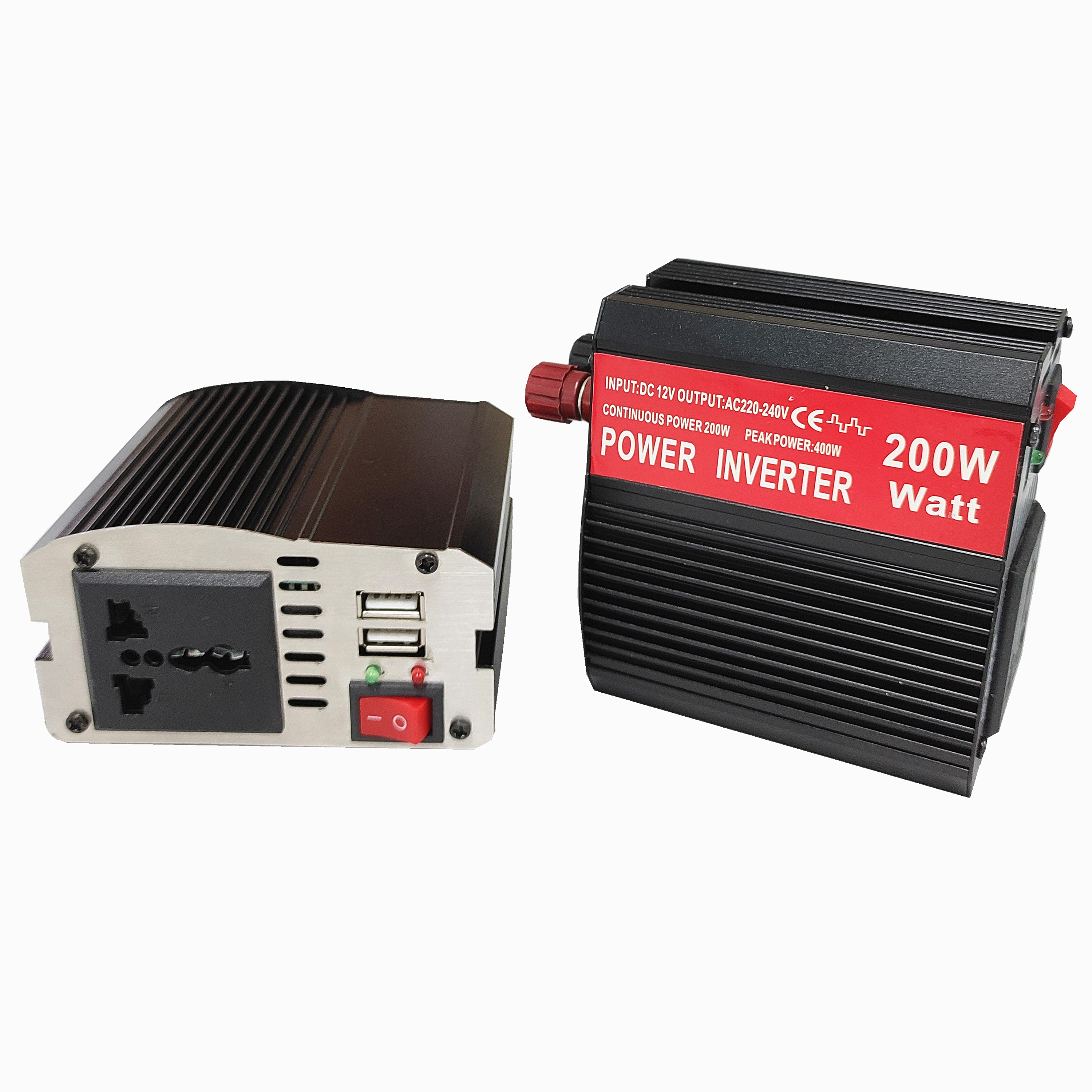 Hot Sales Off Grid Solar Inverter 200W Car Inverter Single Phase Converter with Dual USB