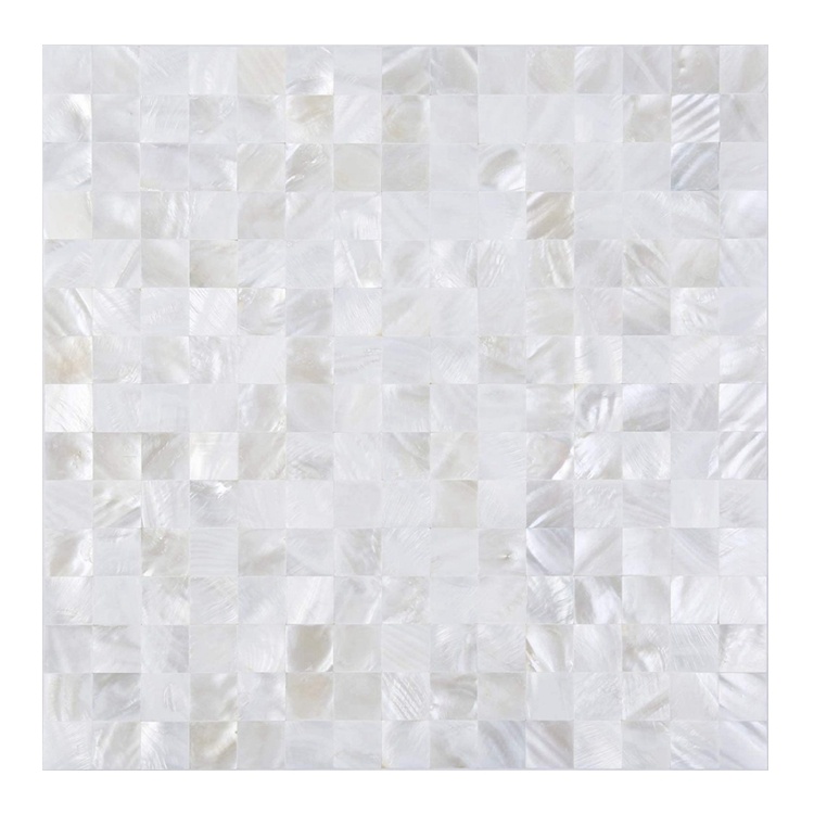 Peel and Stick Tile Backsplash Mother of Pearl Shell Mosaic Stick on Decor for Kitchen Living Room Bathroom  1  Ivory White 