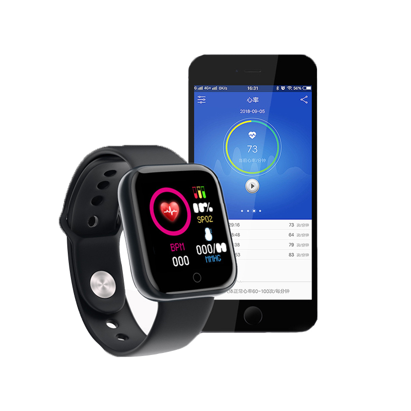 Лидер продаж 1,3, часы с цветным экраном, браслет Mi Band, пульсометр, монитор здоровья, спортивные умные часы