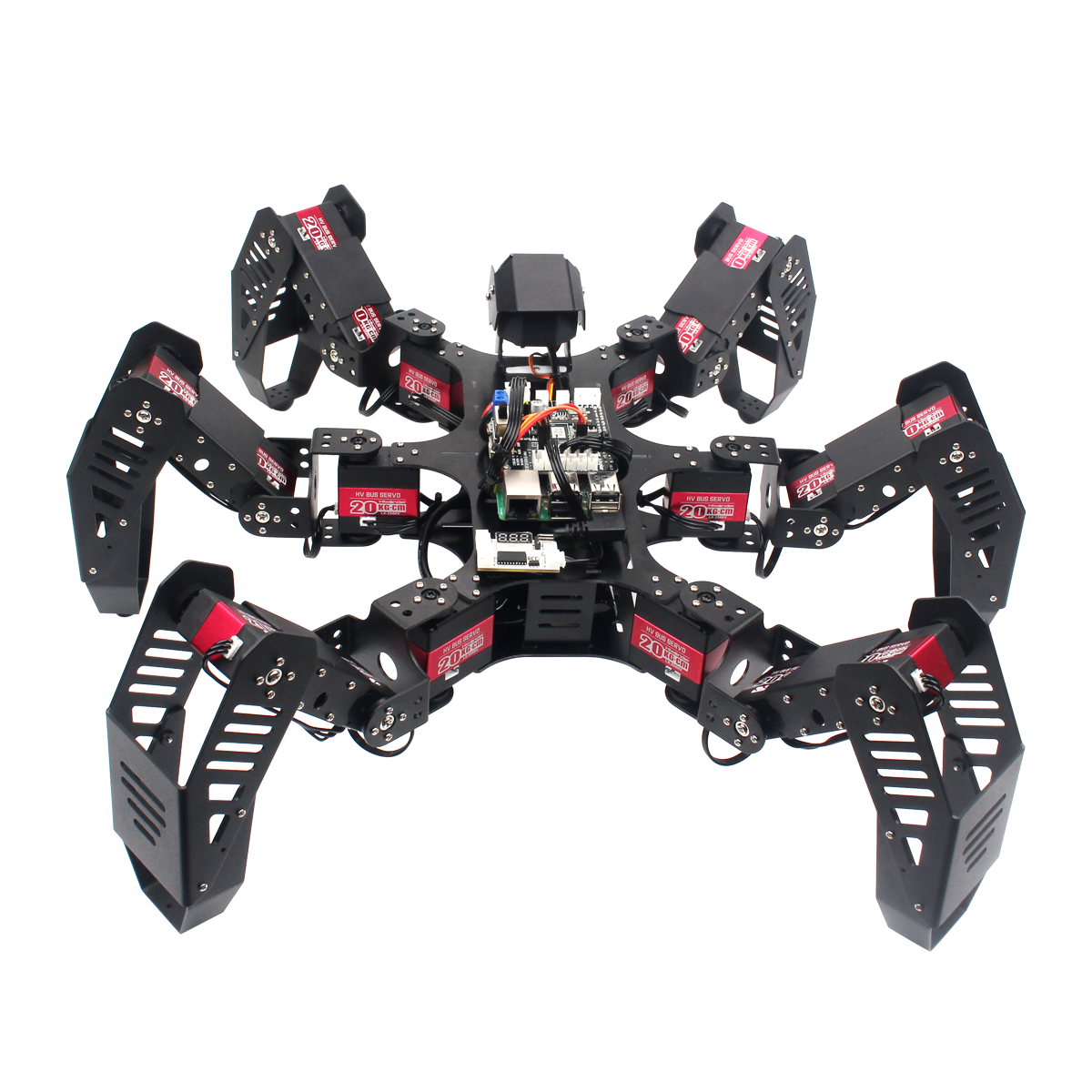 Обучающее оборудование Hiwonder SpiderPi, Обучающий робот со множеством инструкций