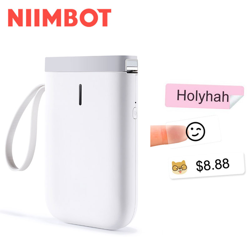 2021 niimbot под удобным углом 15 мм для переносных телефонов с сенсорным экраном термальный Прохладный мини D11 принтер для печати этикеток