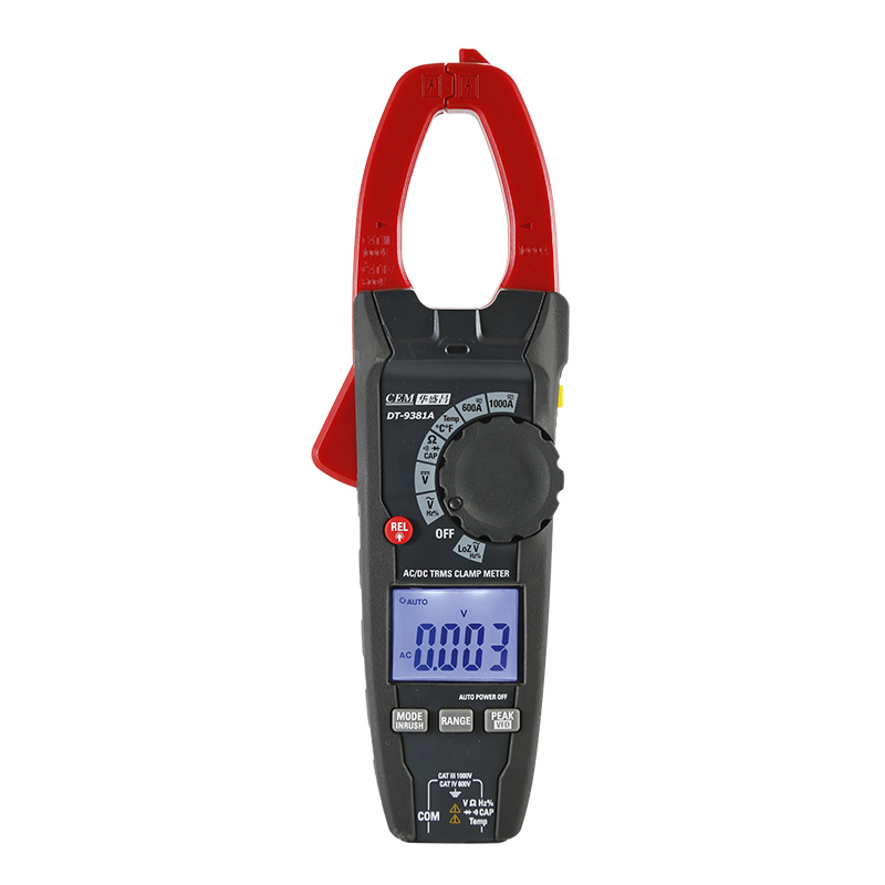 Dt-9381A Industrial digital clamp meter Multifunction meter high-precision clamp meter for electricians