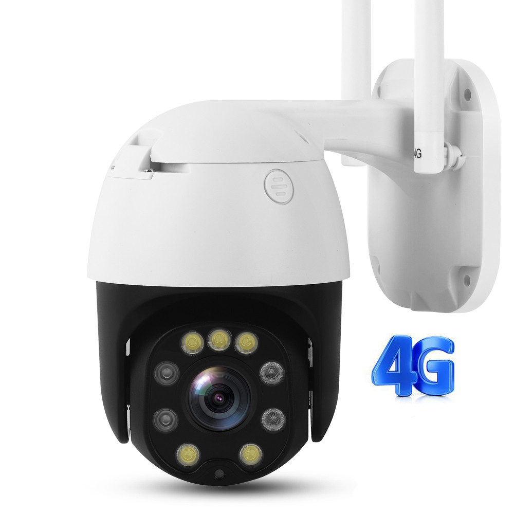 3G 4G 1080P HD PTZ-камера беспроводная GSM SIM-карта IP-камера наружная камера безопасности с голосовым оповещением ИК Ночное Видение CamHi PTZ-камера