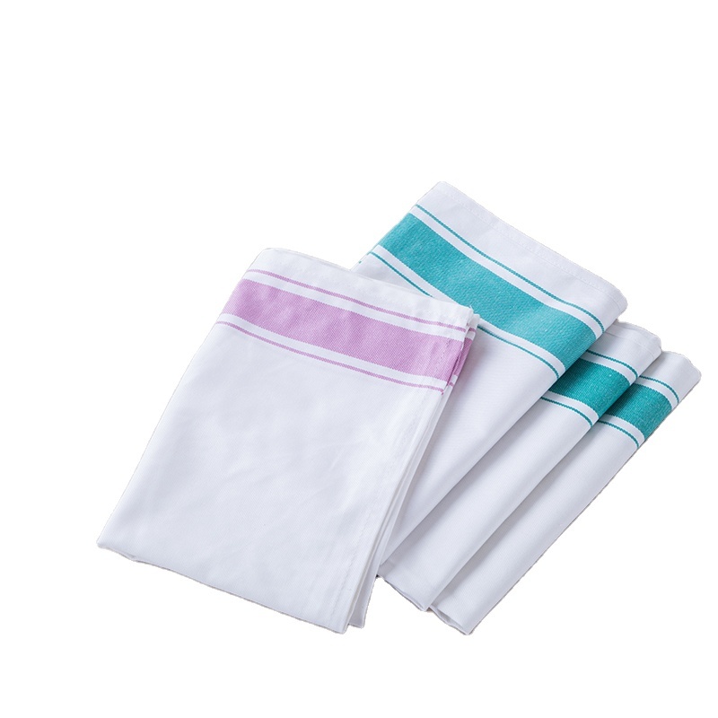 Restaurant 100% cotton 50*70cm red wine Glass Cups Plate Dishes clean cloth rag tea towel washable table napkin Kitchen Gadgets
