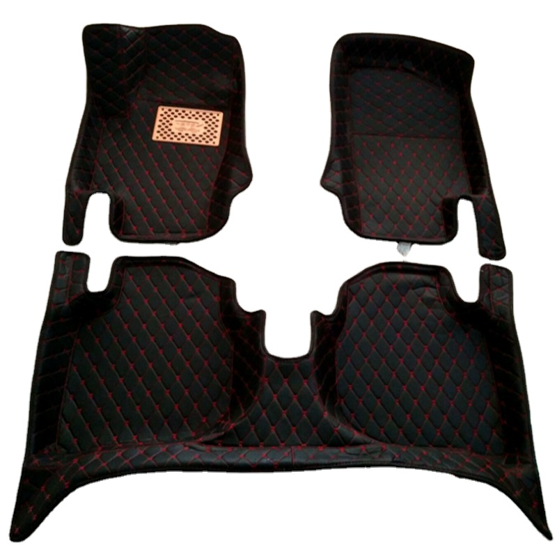 Special car dedicated car fully enclosed indentation leather foot pads dedicated to Roewe 350 i6 car foot pads can be customized