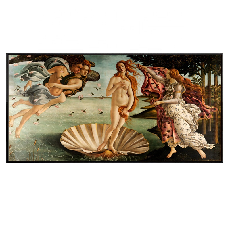 Hot Famous Handmade Traditional Girl Nude Angels Oil Painting For Exhibition
