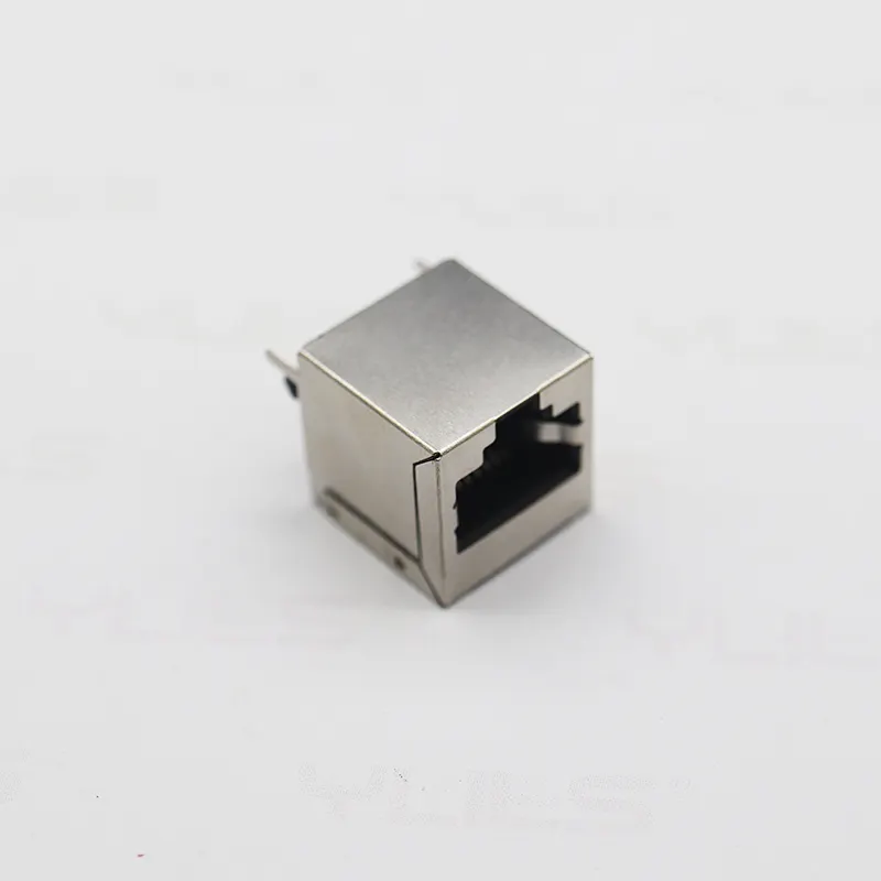 Сетевой телефонный разъем RJ45, правый монтажный разъем для печатной платы 8p8c gold 1u с модульным разъемом без панели