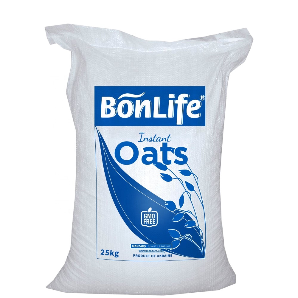 Пакет BONLIFE из полипропилена с мгновенным овсяным покрытием, 25 кг