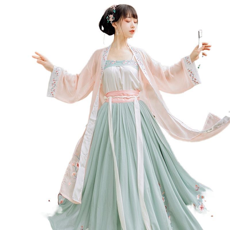 Платье для взрослых moda ancient goddess, шифоновое платье с вышивкой на заказ, китайское платье hanfu