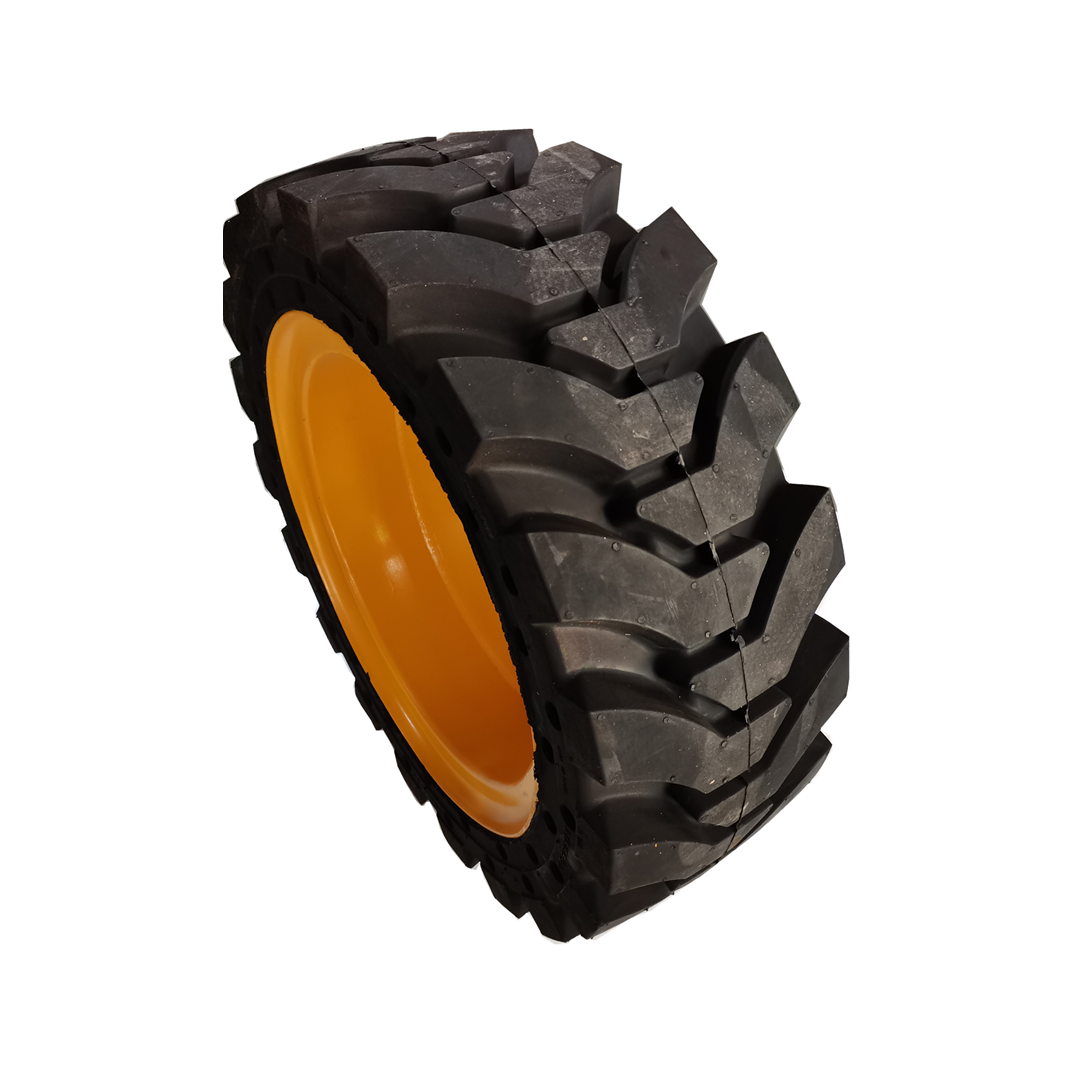 High quality GHEL road sweeper tires 16.5/10 rubber Wheel Soild tyre