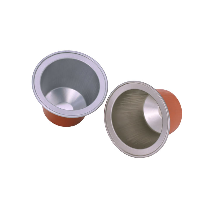 Refillable Coffee Capsulefs with Aluminium Foil Lid Empty Coffee Capsule