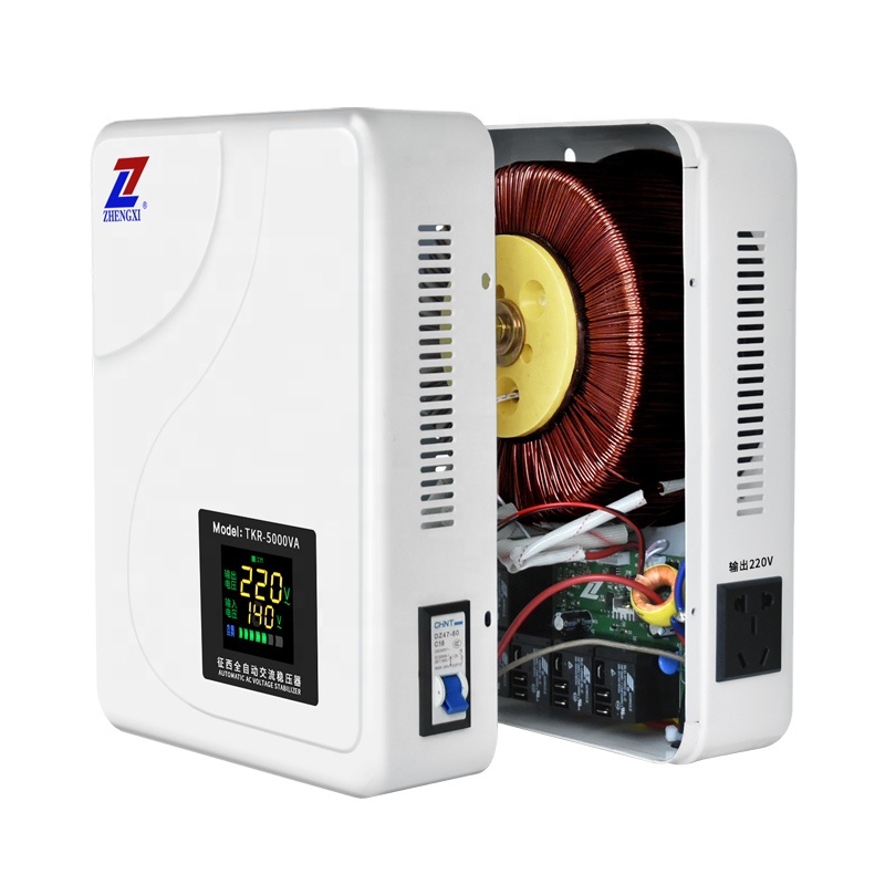 TKR-3KVA трехфазный 3000 Вт Высокая точность интеллект автоматический стабилизатор напряжения переменного тока автоматический регулятор напряжения