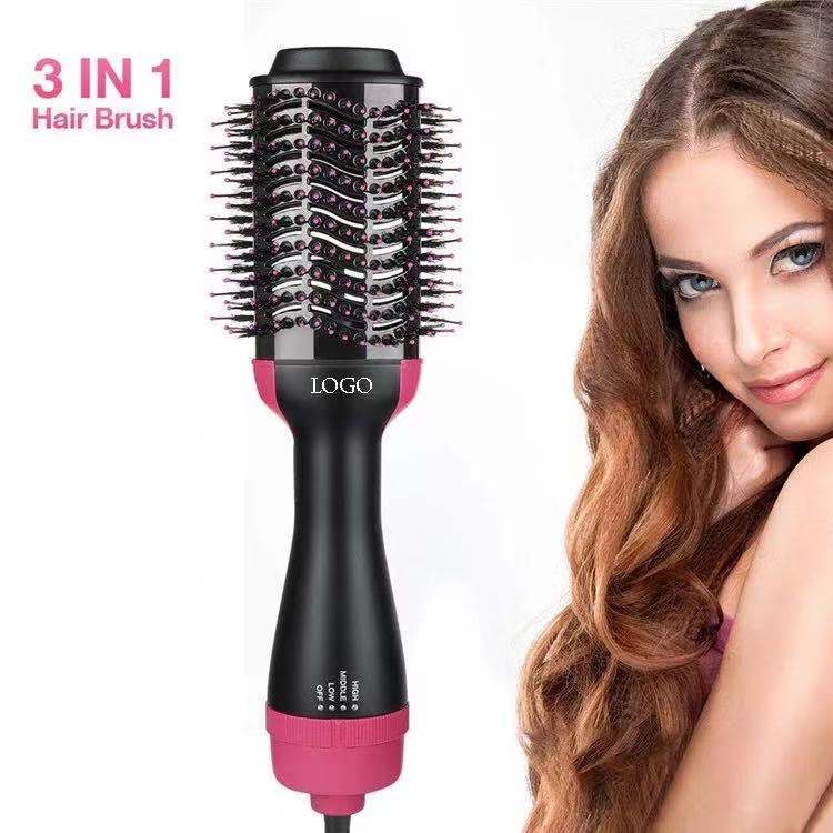 One Step Hair Dryer Volumizer Negative Ion Hot Air Hair Brush Hair Blow Dryer Straightener Brush