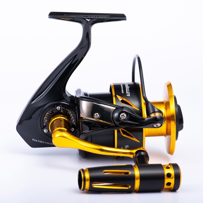Lurekiller new all-metal high-speed 10000T handle iron plate wheel wave flat sea fishing wheel spinning wheel boat fishing