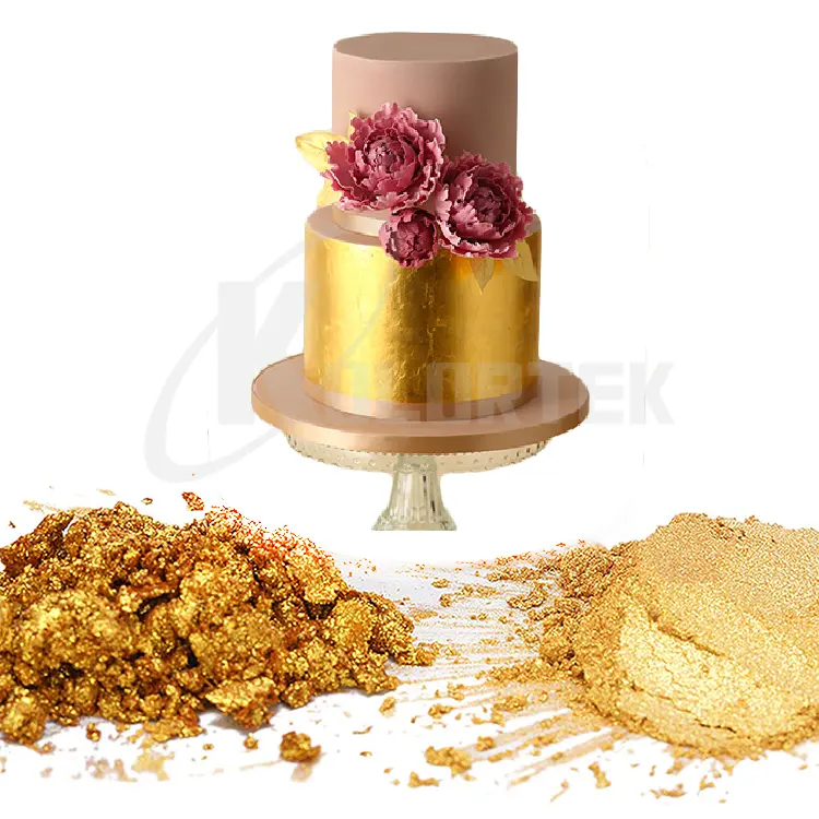 Kolortek wholesale food dust food colorants edible glitter for cakes decorations