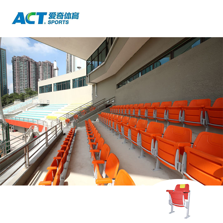 HDPE пластиковый складной стул для стадиона, верхние стулья стадиона