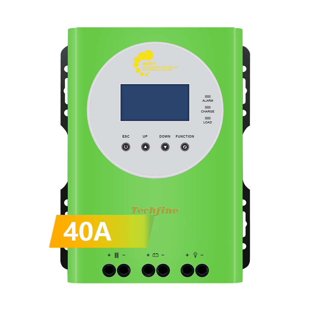 Techfine 40A 48Volt 220V Solar Charge Controller 40A 60A 80A 100A Wind Solar Charge Controller 40A