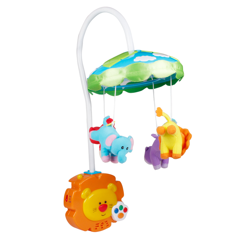 Wholesale best price plastic animal baby crib hanging mobile musical bed bell toy