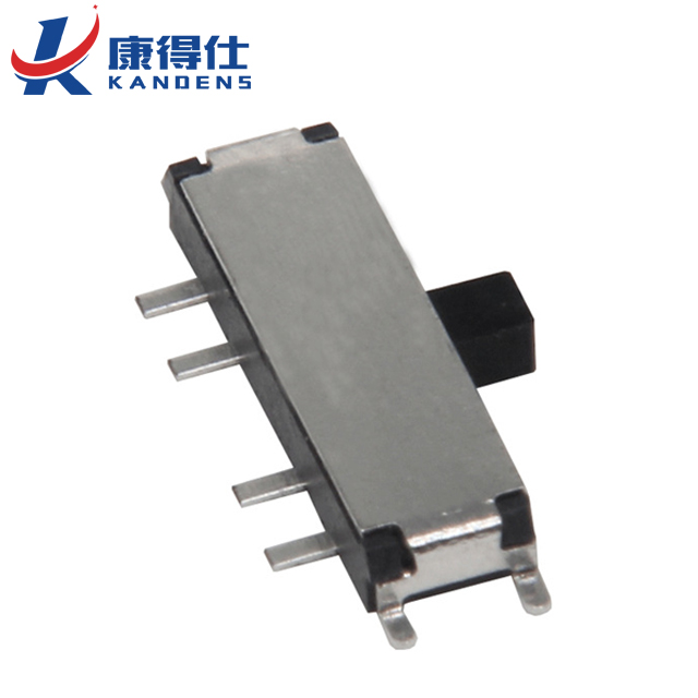 MSK13C01 миниатюрный скользящий переключатель 8 Pin 1P3T SP3T ON-ON с прямым углом SMT / SMD PCB скользящий переключатель