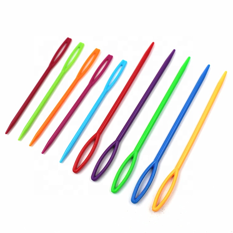 Yarn crochet set of 10 pieces per pack is Plastic Crochet for stitching and stitching of blankets, clothes, etc