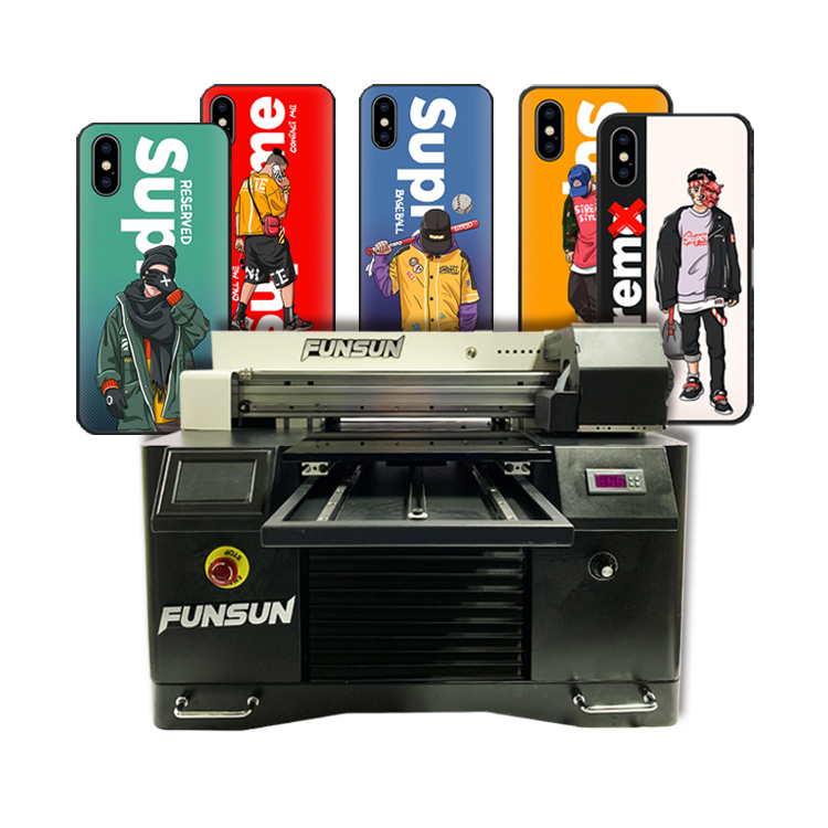 УФ принтер доступен во всех размерах Funsun 1440 точек/дюйм dx8 головной чехол для телефона, рисунок под дерево a3 led UV планшетный принтер