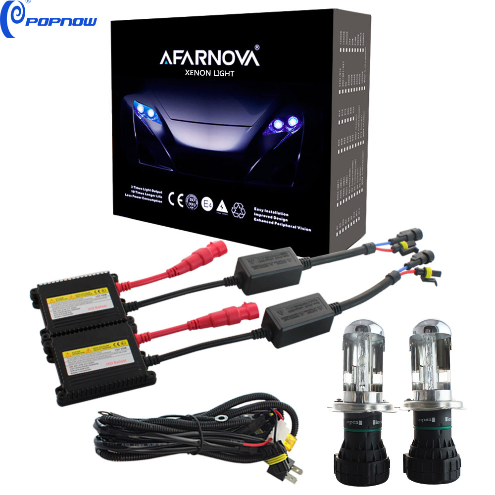 H4-3 H4H/L HID xenon комплект с супер тонкий балласт AC/DC 12V 24V 35W 55W 5000k 8000k еще ярче