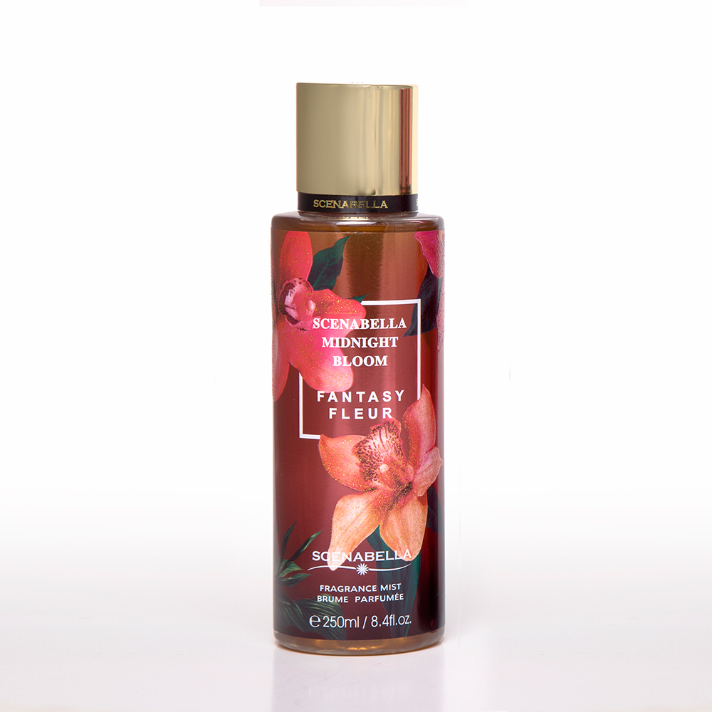 Полночь цветет фантазия Fleur scenabella спрей для тела 250 мл 8.4FL.OZ Ванна кузовов духи для женщин метка частного назначения спрей BM15065