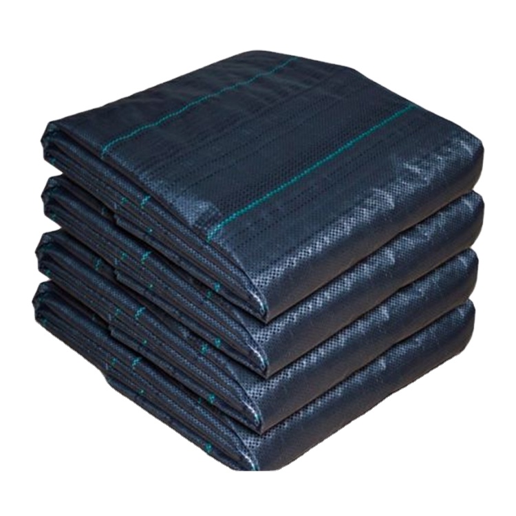 Hot sale 100gsm black weed barrier ground cover for agriculture around trees