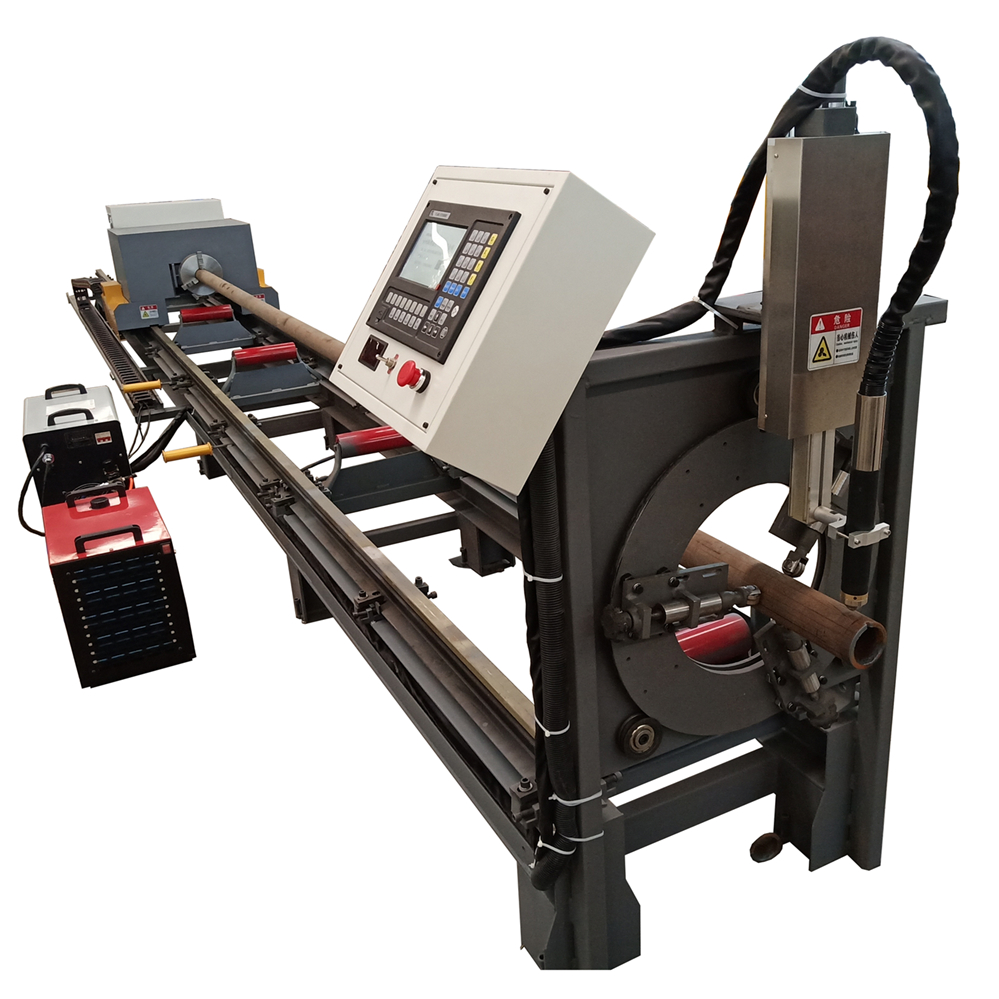 Автоматическая машина для плазменной резки CNC с подачей материала, машина для плазменной резки труб