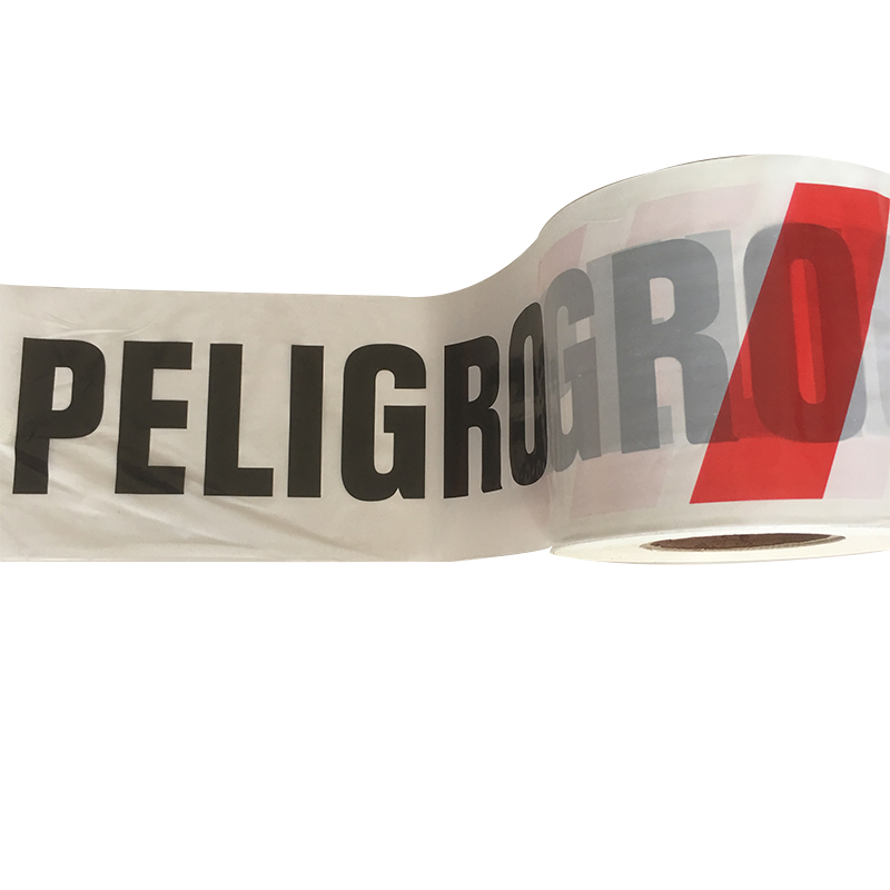 Предупреждающая лента из ПЭ, защитный пояс PELIGRO