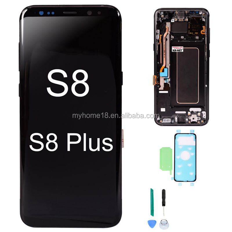 Заводская низкая цена, ЖК-экран для мобильного телефона samsung galaxy s7 edge g935 S8 S8plus, оригинальный сменный ЖК-экран