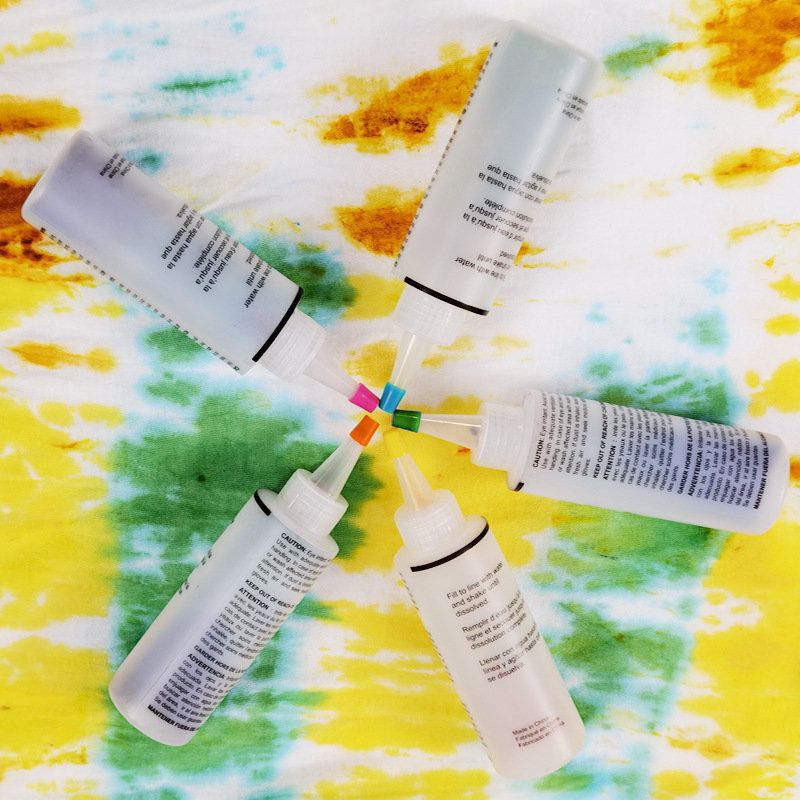 Indoor Entertainment 15 colors Permanent Tie Dye Painting Shirt Fabric Tie Dye Kits