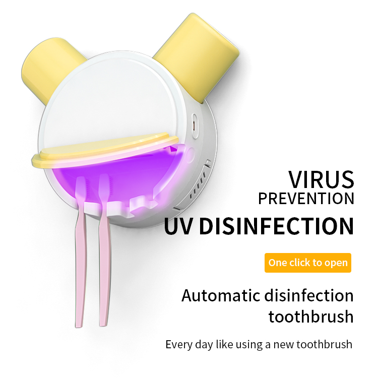 Sunflower Wallmounted Toothbrush Sterilizer Perforated Disinfecting Home toothbrush sterilizer