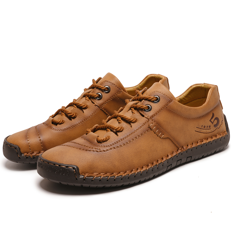 Wholesale Genuine Leather Men Casual Shoes Luxury Brand Men's Loafers Moccasins Breathable Slip on Black Driving Shoes