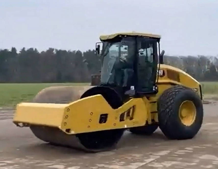 CS12GC 12ton 2019 год США оригинальный одинарный стальной колесный Вибрационный ролик для продажи