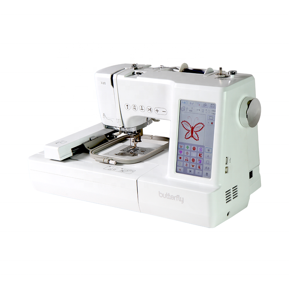 Лучшие товары, вышивальная машина Butterfly X60, 24 цвета, с одной печатью, с USB-портом Wi-Fi
