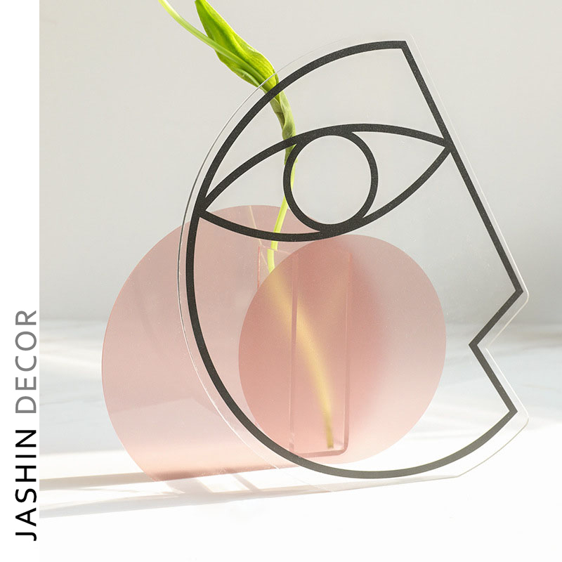 Wholesale Custom Made Shape Size High Quality Acrylic Vase Flowers Vases