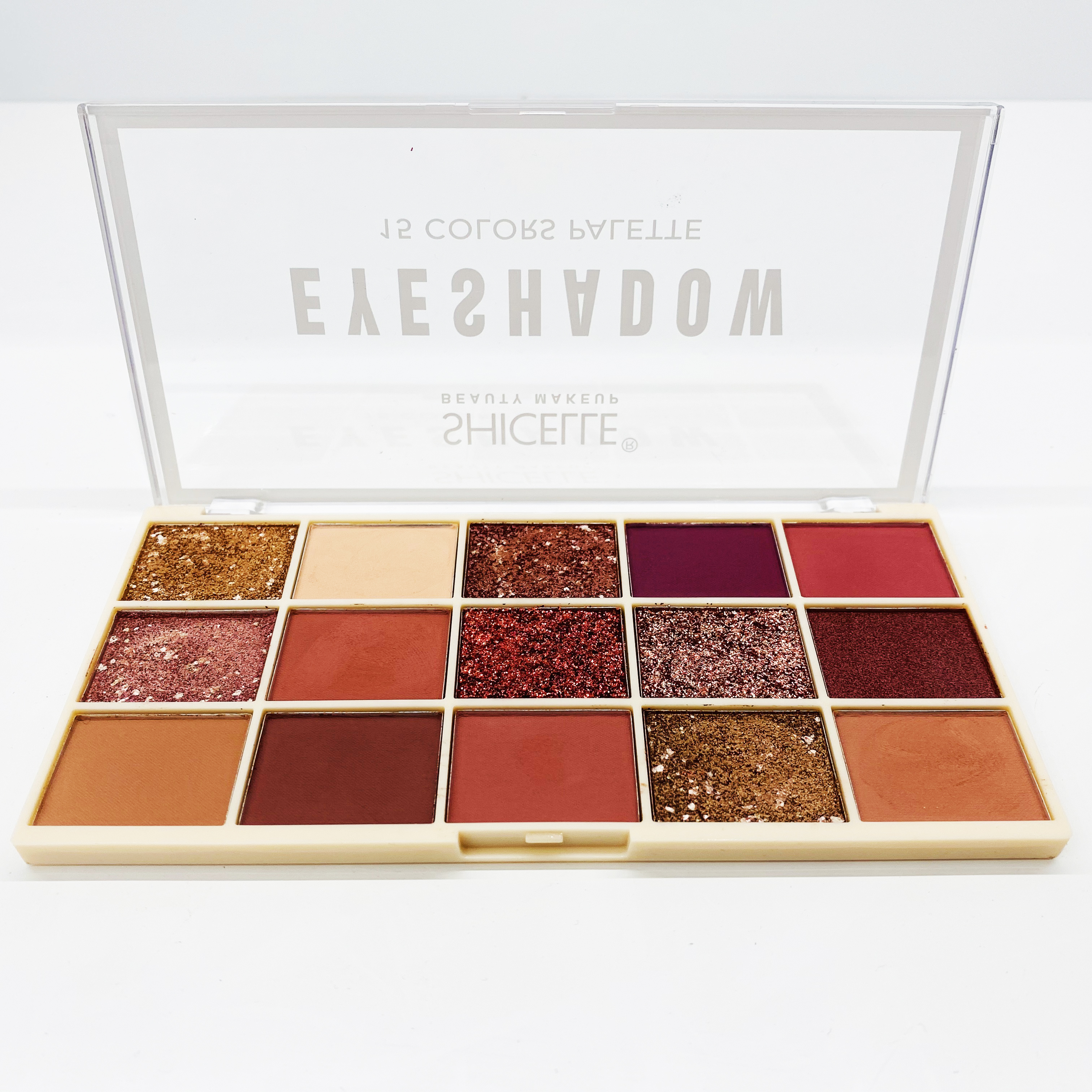 Beauty Glazed отптовая торговоля частная марка хорошее качество 15 видов цветов блеск матовые тени для век, палитра,