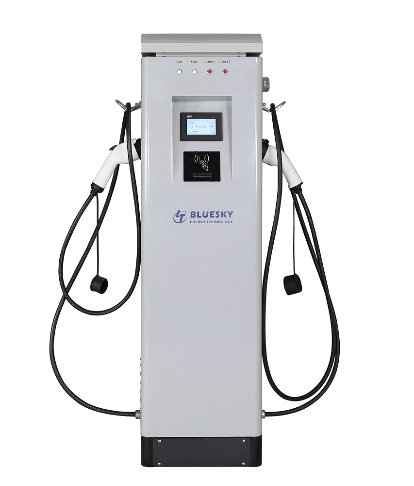 86kw AC EV charger Type 2 home version electric car charging electric floor-mounted type with IEC 62196 43KW