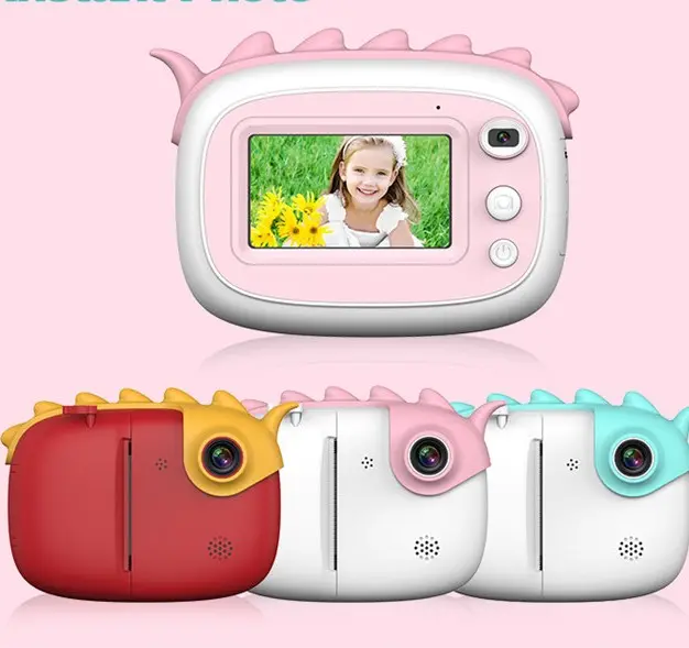 Горячая Распродажа 2021, сенсорный экран 1080P, мини мгновенная детская камера, игрушки для детей, забавный мгновенный принтер для камеры