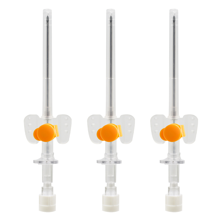 Medical Disposable 14g 16g 18g 20g 22g 24g Injectable Infusion IV Cannula Venous Indwelling Needle with Injection Port