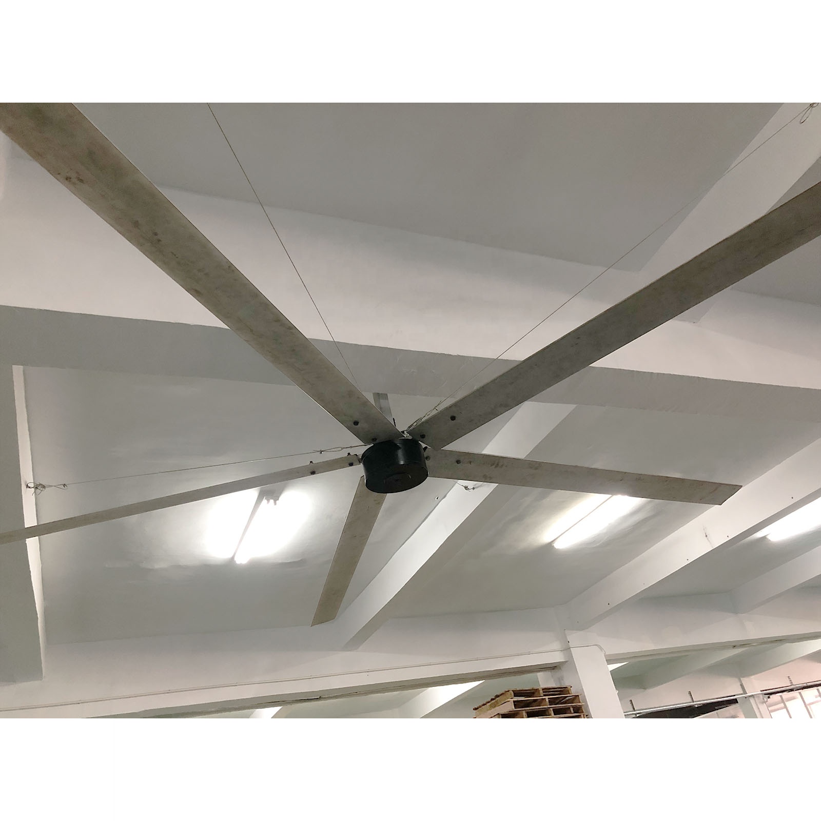 Промышленный потолочный hvls вентилятор WuXi factory 220v 380v 12ft 16ft 1500w