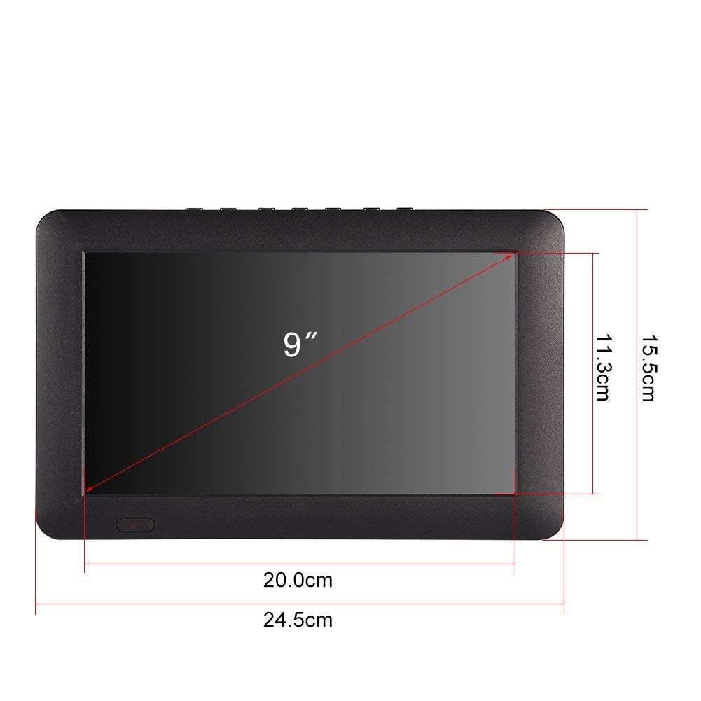 7 '',9'' smart tv портативные dvb-t2/ATSC/ISDB-T Мини Телевизор LED/ЖК-телевизор цифровой карманный телевизор